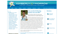 Desktop Screenshot of kimberlyjoymorrow.com
