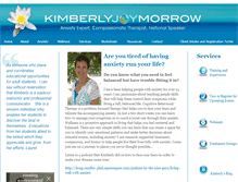Tablet Screenshot of kimberlyjoymorrow.com